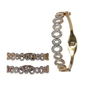 BRAZALETE DE ACERO ABIERTO CON RESORTE