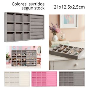 CAJA ORGANIZADORA PARA JOYAS 21×12.5×2.5cm